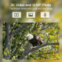 4G LTE | 30MP | 2K | Vision Nocturne 20m | IP65-Caméras de Chasse 4G