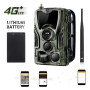4G LTE | 30MP | 2K | Vision Nocturne 20m | IP65-Caméras de Chasse 4G