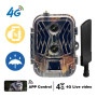 4G 4K 36MP avec contrôle APP - Vision nocturne 120° IP66-Caméras de Chasse 4G