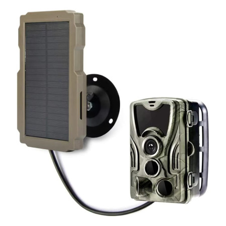 Panneau Solaire Haute Efficacité 3000mAh pour Caméra de Chasse-Accessoires Caméras de Chasse