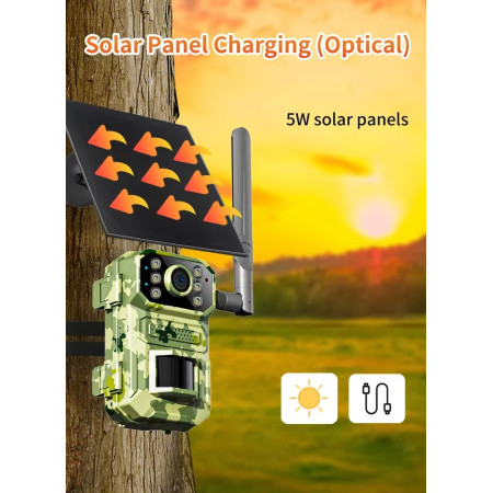 Intelligente Solaire 4G-Caméras de Chasse 4G