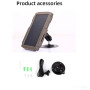 Panneau Solaire Haute Efficacité 3000mAh pour Caméra de Chasse-Accessoires Caméras de Chasse