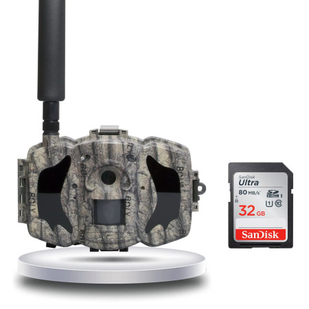 4G 36MP : Vision Nocturne 30m, Vidéo HD 1080p, App Mobile-Caméras de Chasse 4G