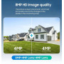 8MP WiFi/4G - Vision Nocturne 360° Étanche IP66-Caméras de Chasse Solaires