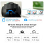 8MP WiFi/4G - Vision Nocturne 360° Étanche IP66-Caméras de Chasse Solaires