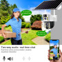 8MP WiFi/4G - Vision Nocturne 360° Étanche IP66-Caméras de Chasse Solaires