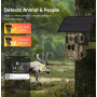 4G Pro 4MP - Vision Nocturne 15M AI Detection-Caméras de Chasse Solaires