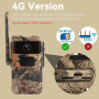 4G 4MP - Vision Nocturne 30M Autonomie 12 Mois-Caméras de Chasse Solaires
