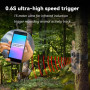 4G 4MP - Vision Nocturne 30M Autonomie 12 Mois-Caméras de Chasse Solaires