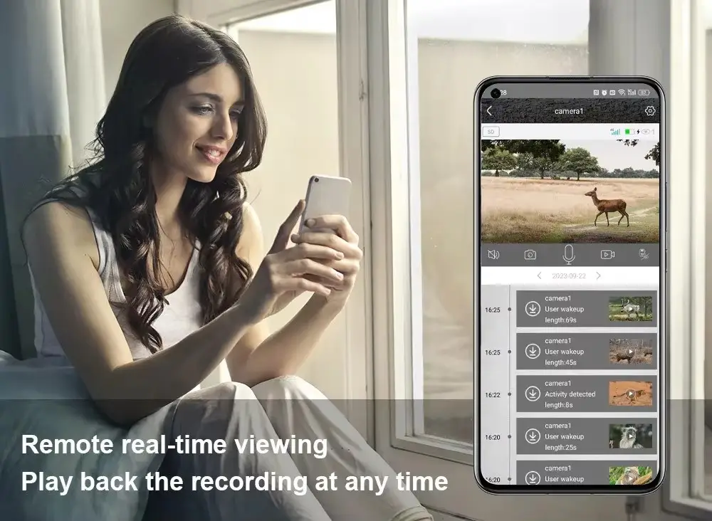 Interface de l'application mobile UCon montrant la détection intelligente AI
