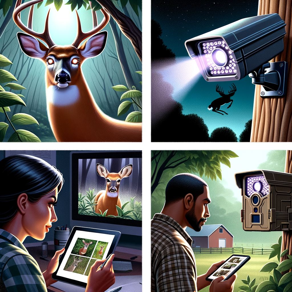 Multiples utilisations des caméras de chasse: observation de la faune nocturne, installation par un chasseur, étude scientifique des comportements animaliers et surveillance de propriété