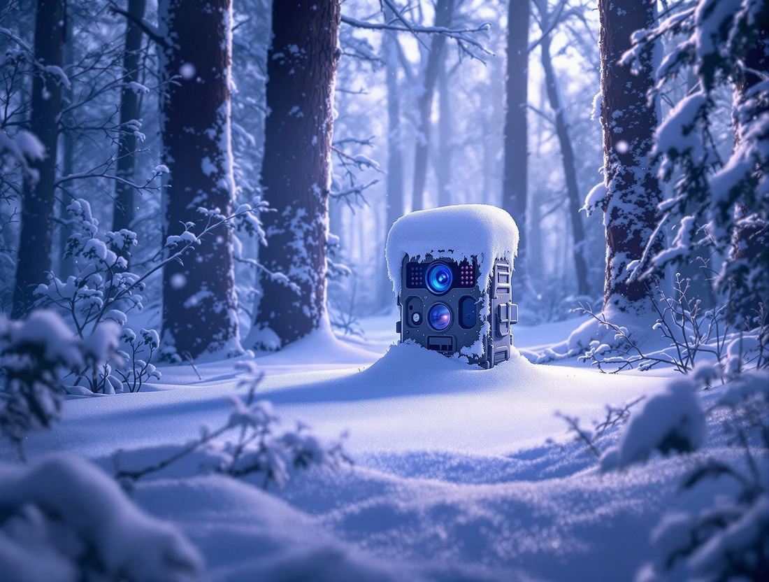 Photo de plusieurs modèles de caméras de chasse côte à côte, montrant leurs différences de taille et de design