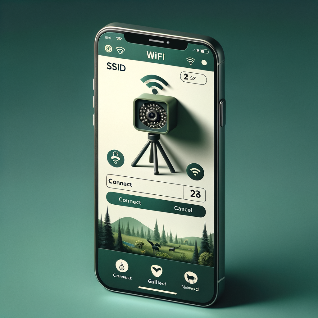 interface de l'application mobile de configuration