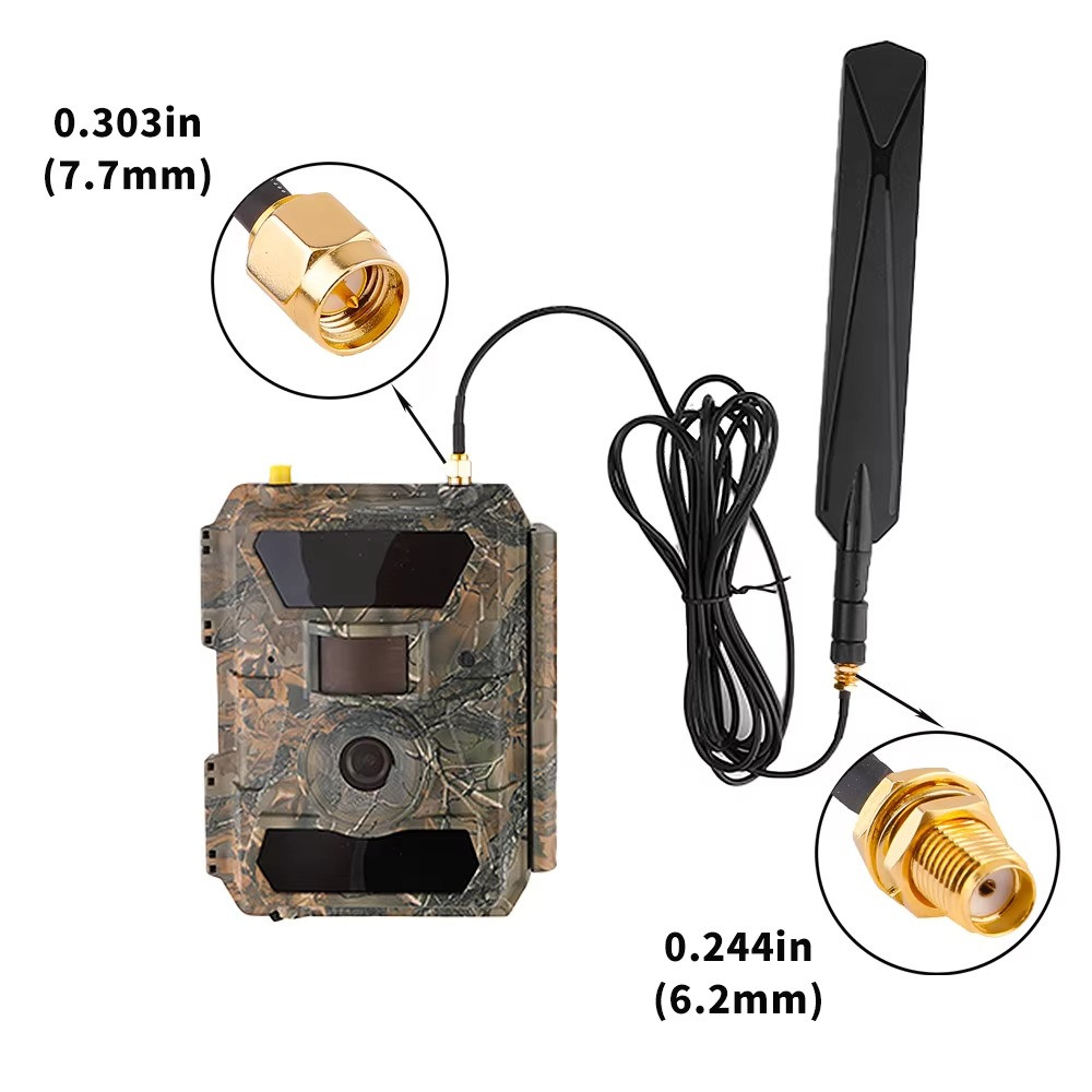 Câble d'extension d'antenne de 5 mètres pour caméra de chasse 4G